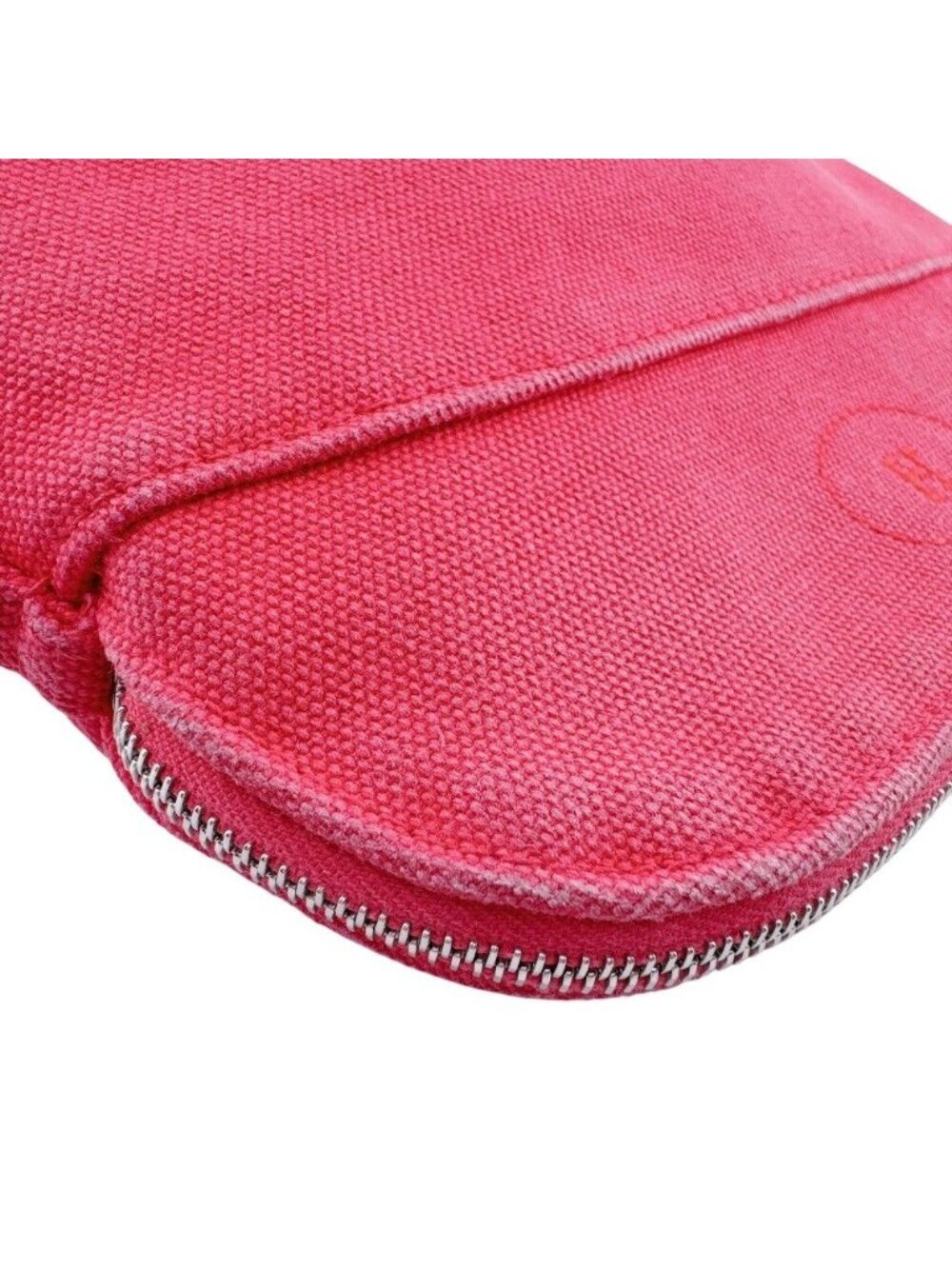 Hermes Bolide Pouch Mini Cotton Canvas Pink